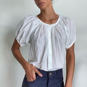 DOEN cotton button up - size xSmall